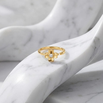 Golden Blossom Charm Ring product image 5