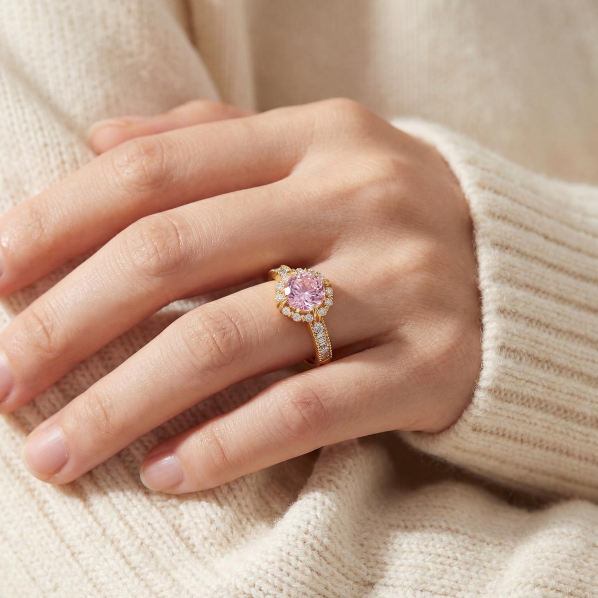Golden Blush Crown Ring product image 3