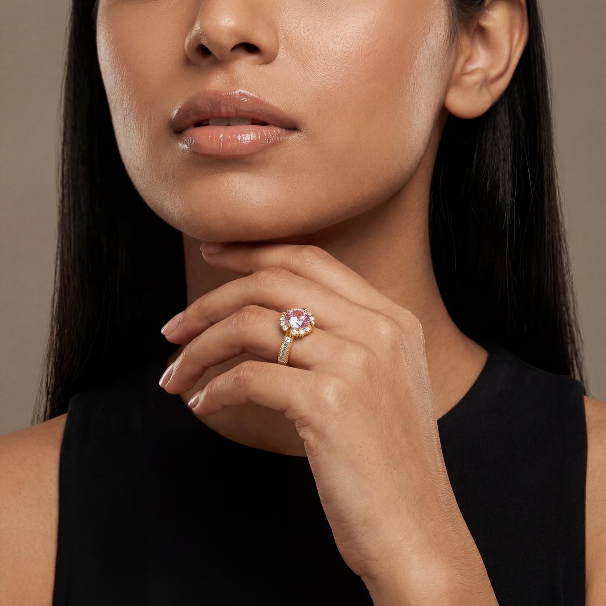 Golden Blush Crown Ring product image 4