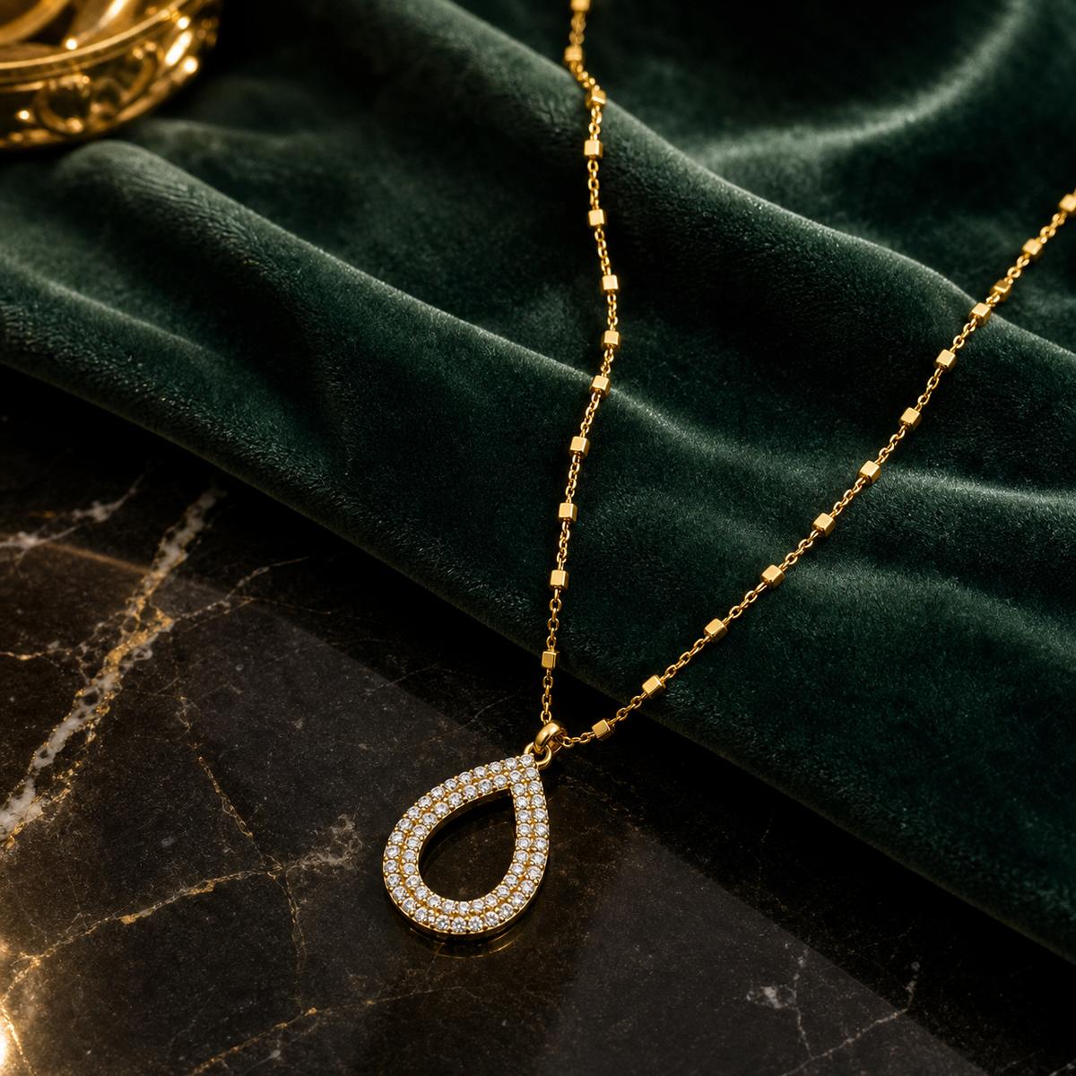 Golden Celeste Dewdrop Pendant product image 2