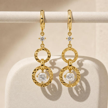 Golden Celeste Orbit Earrings product image 4