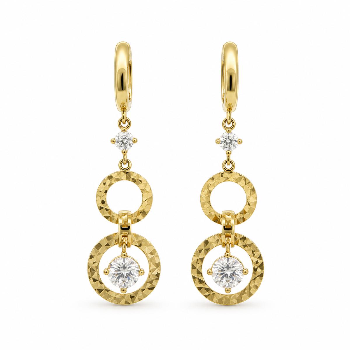 Golden Celeste Orbit Earrings product image 1