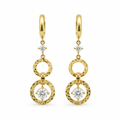 Golden Celeste Orbit Earrings product image 1