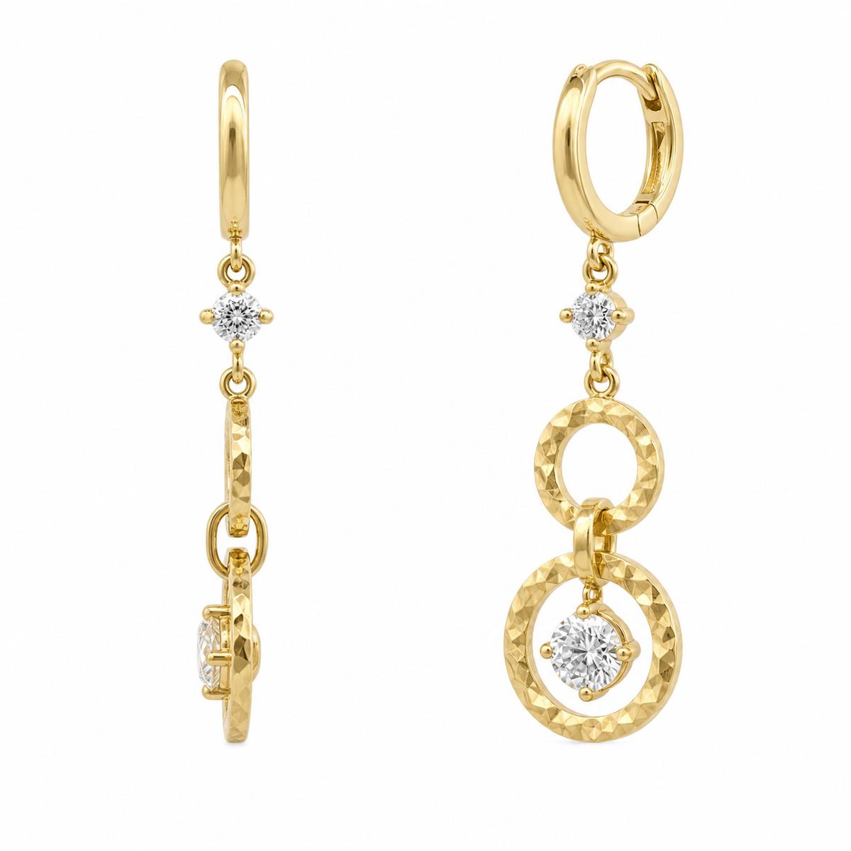 Golden Celeste Orbit Earrings product image 3
