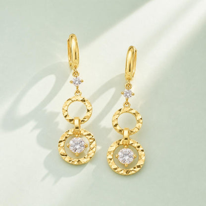 Golden Celeste Orbit Earrings product image 5