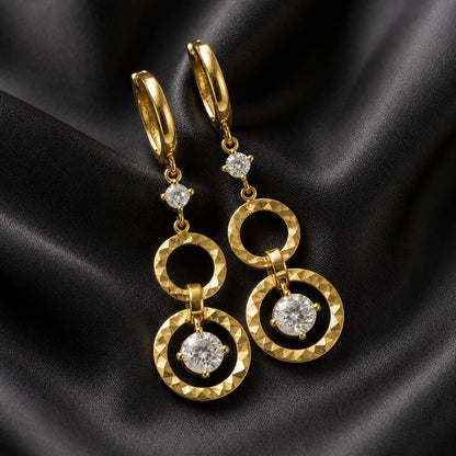 Golden Celeste Orbit Earrings product image 6