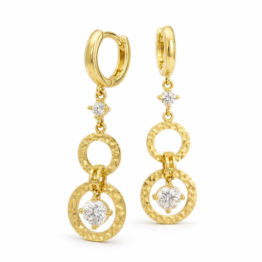 Golden Celeste Orbit Earrings product image 2