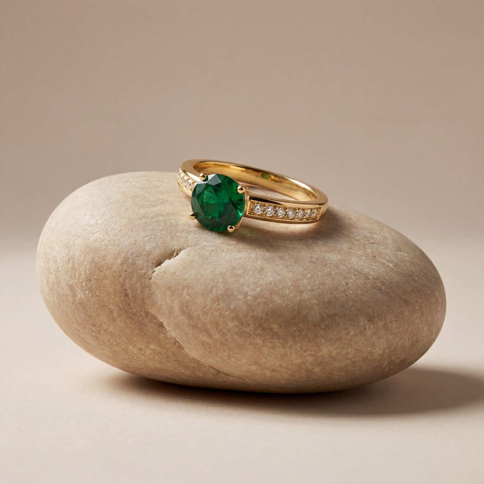 Golden Celestia Ring design detail