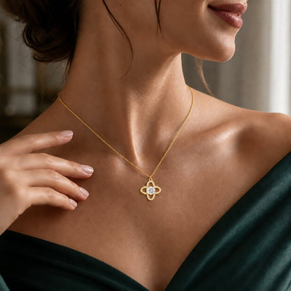 Golden Celestial Orbit Pendant product image 3