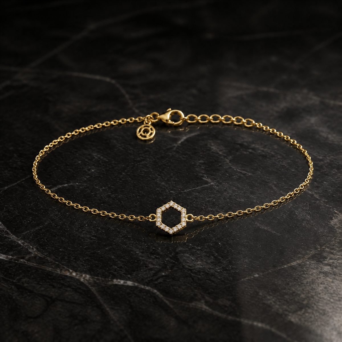 Golden Circle Halo Anklet product image 2