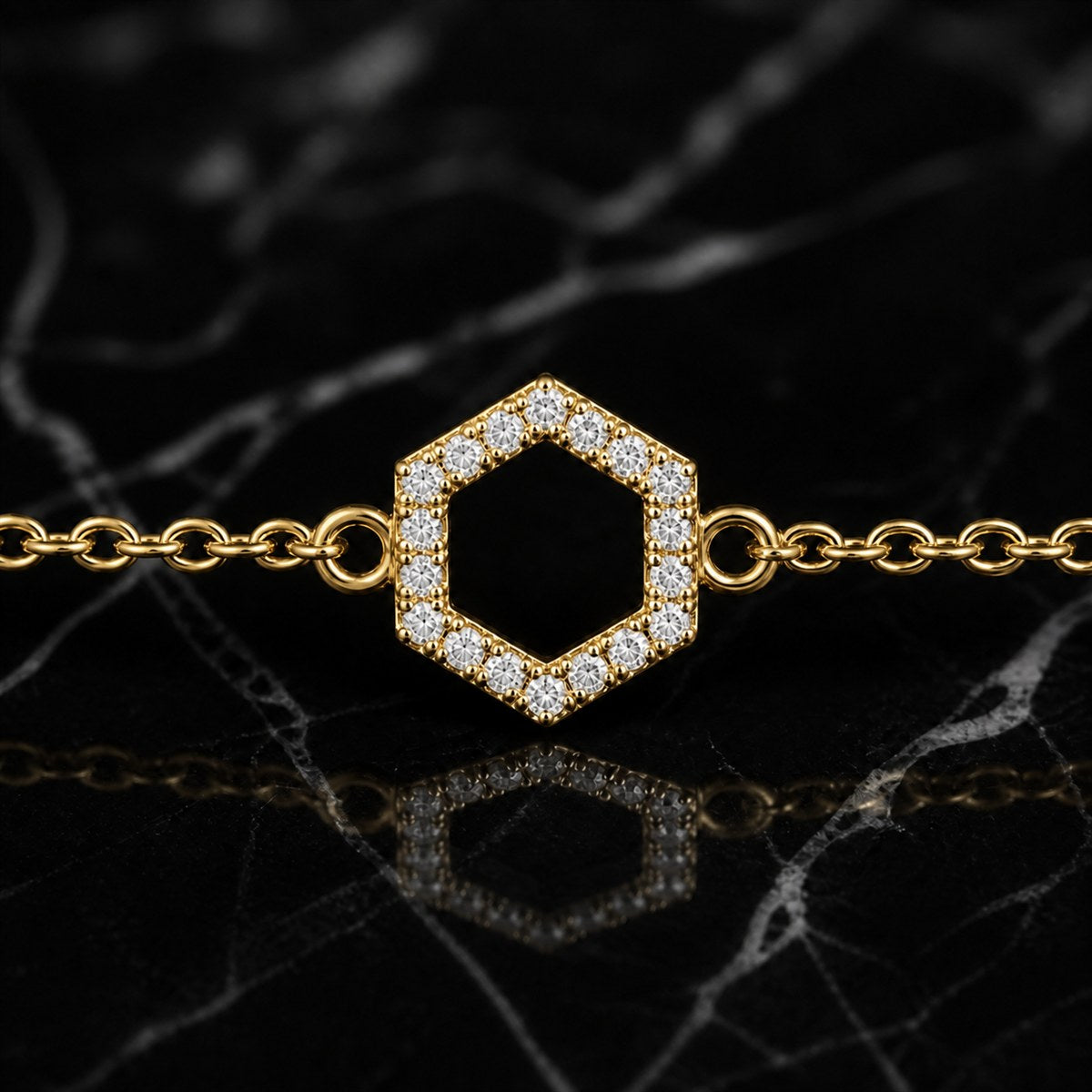 Golden Circle Halo Anklet product image 3