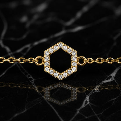 Golden Circle Halo Anklet product image 3