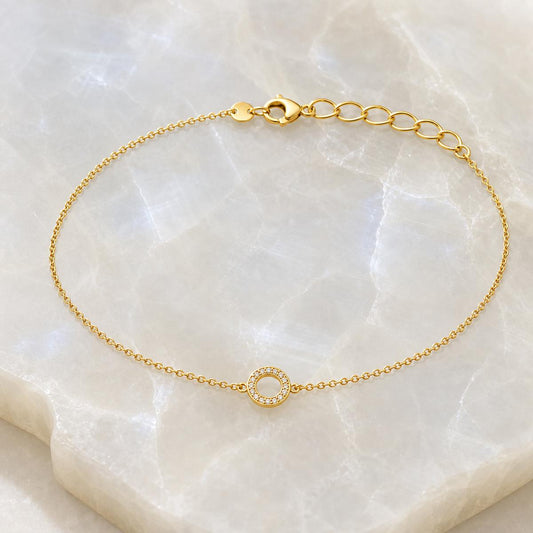 Golden Circle Halo Anklet product image 2