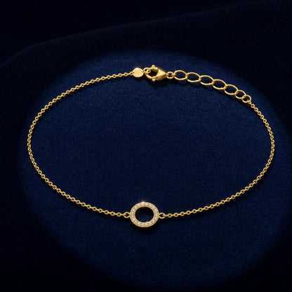 Golden Circle Halo Anklet product image 3