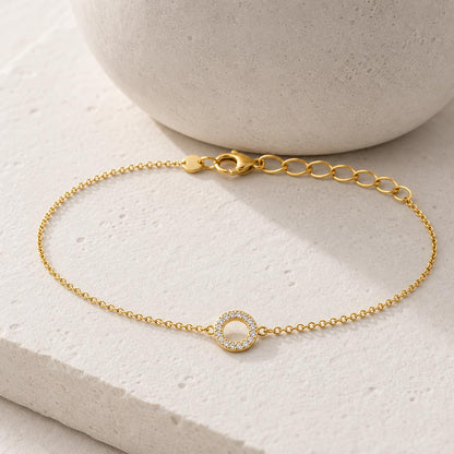 Golden Circle Halo Anklet product image 5