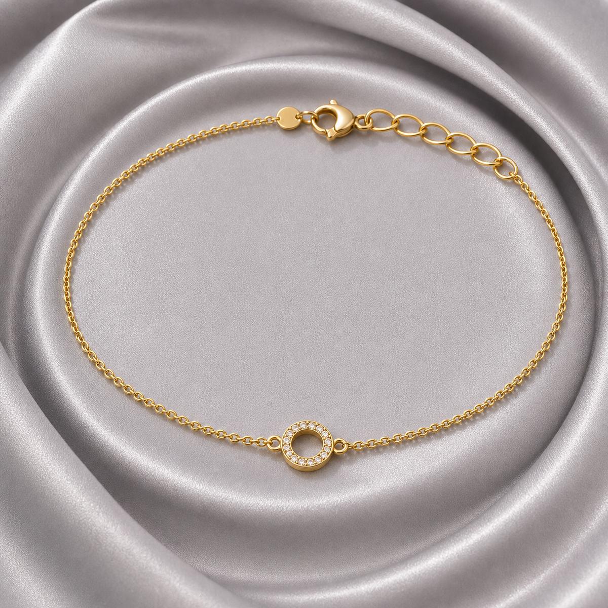 Golden Circle Halo Anklet product image 6
