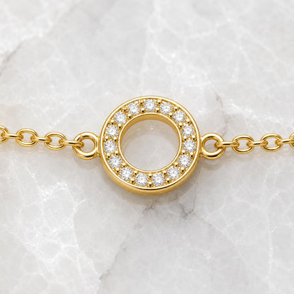 Golden Circle Halo Anklet product image 9