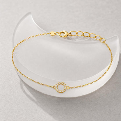 Golden Circle Halo Anklet product image 10