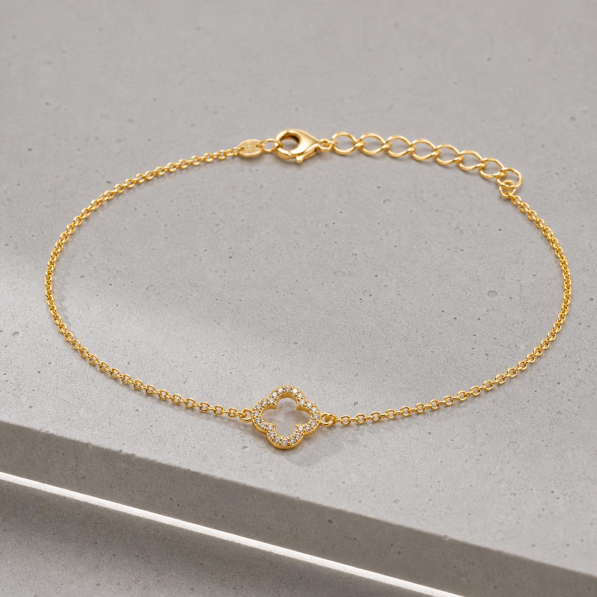 Golden Clover Halo Anklet product image 2