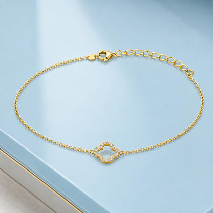 Golden Clover Halo Anklet product image 3