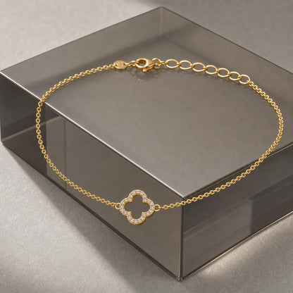 Golden Clover Halo Anklet product image 7