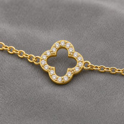 Golden Clover Halo Anklet product image 9