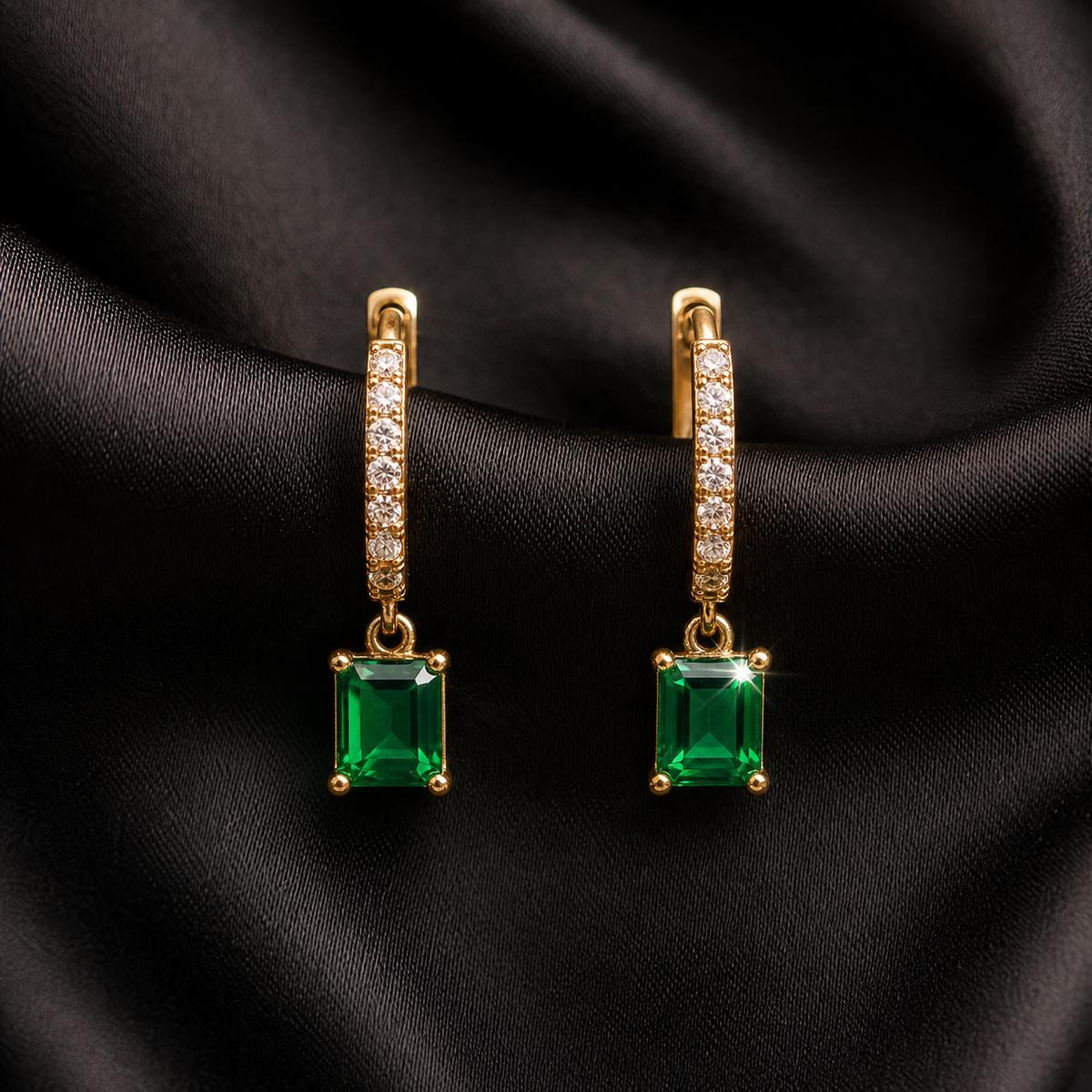 Golden Emera Bar Drop Earrings product image 6