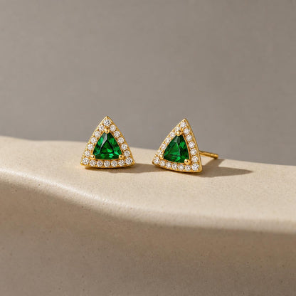 Golden Emera Trillion Earrings product image 4