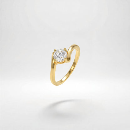 Golden Eterna Solitaire Ring product image 7