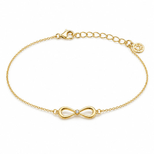 Golden Infinity Loop Anklet product image 1
