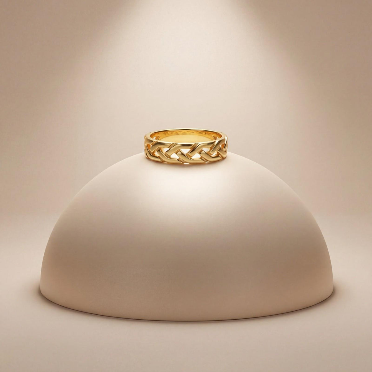 Golden Interlock Ring product image 3