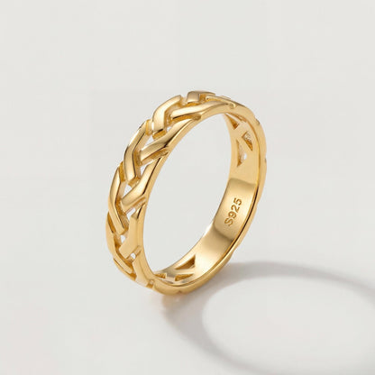 Golden Interlock Ring product image 1