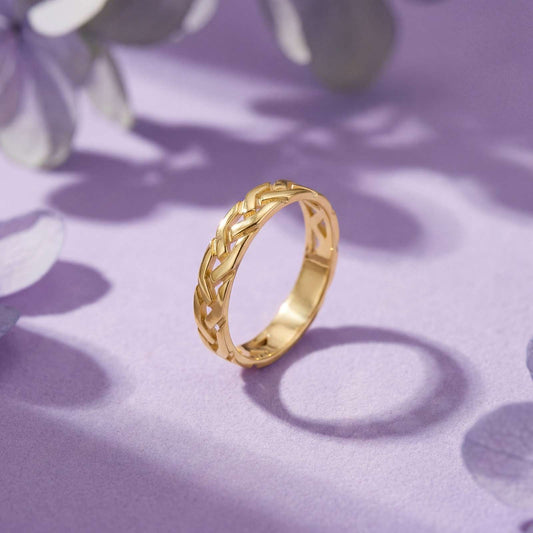 Golden Interlock Ring product image 2