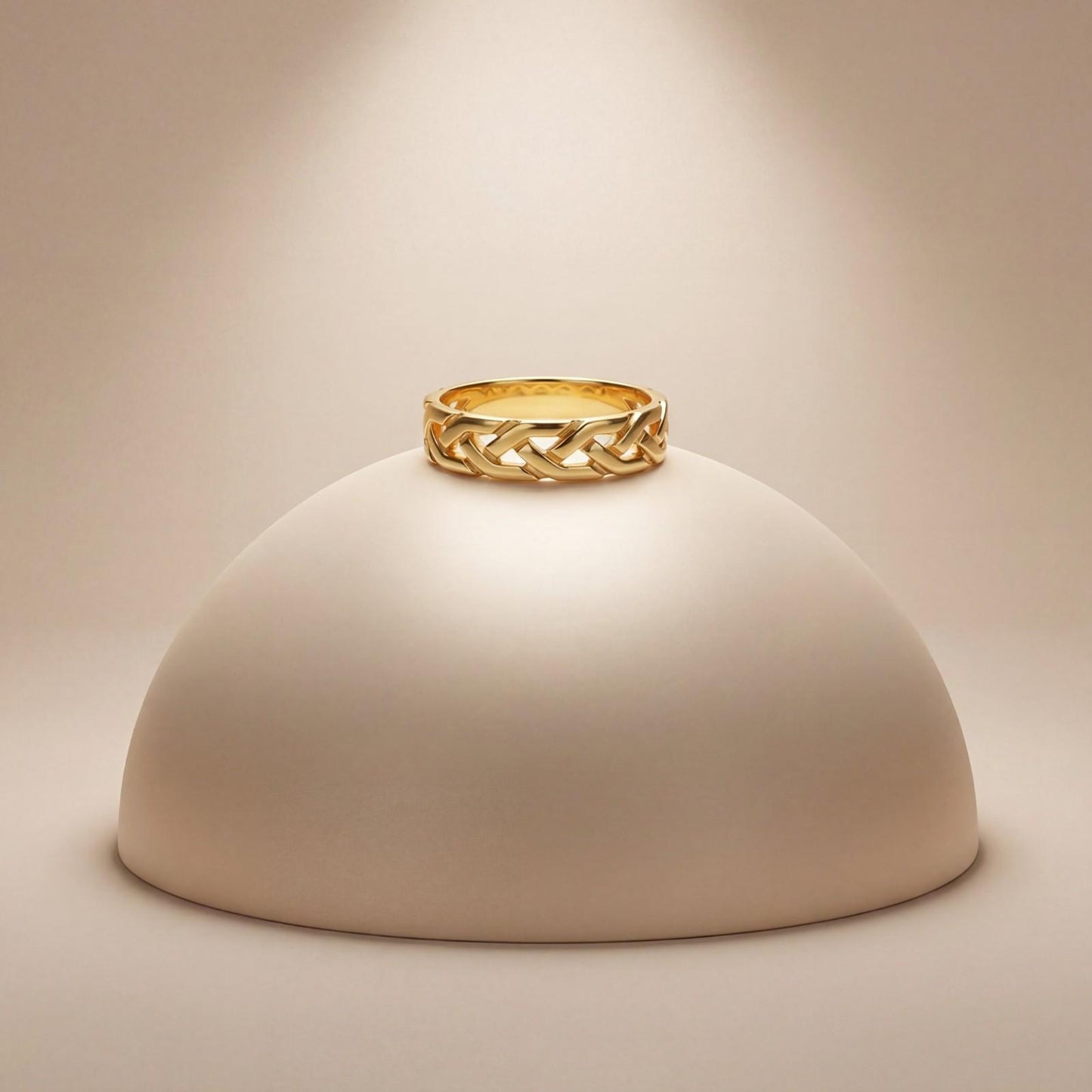 Golden Interlock Ring product image 3