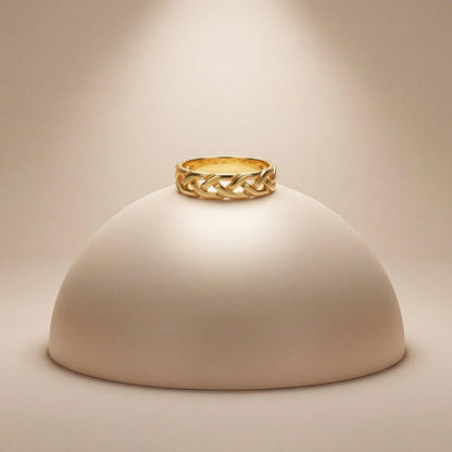Golden Interlock Ring product image 3