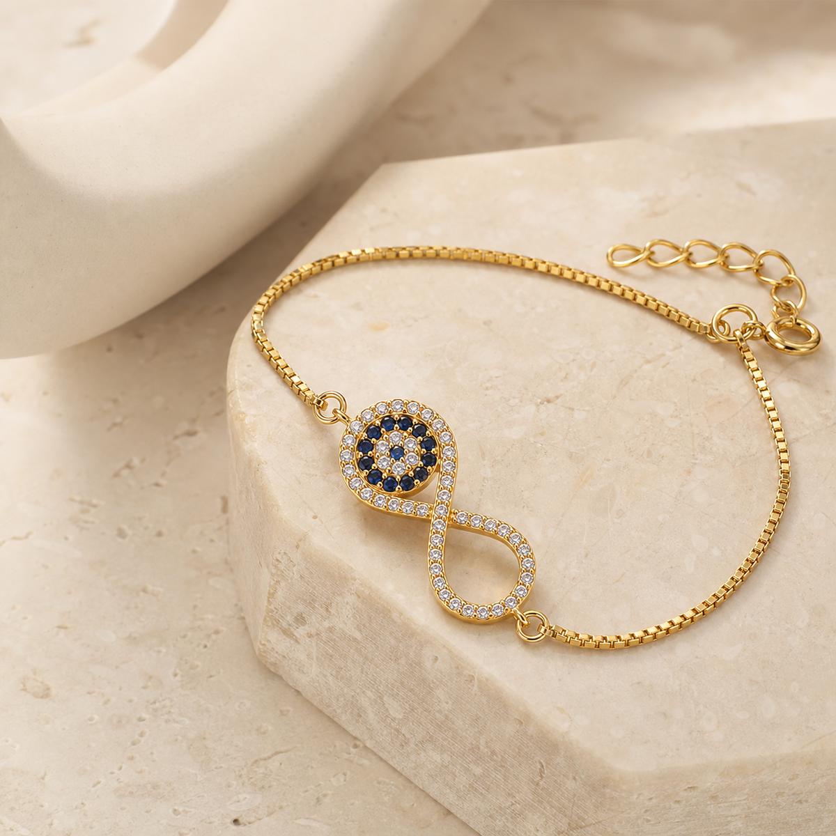 Golden Iris Infinity Bracelet product image 8