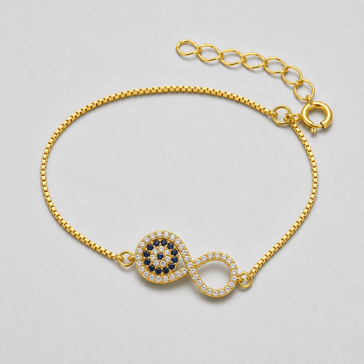 Golden Iris Infinity Bracelet product image 7