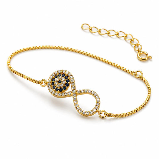 Golden Iris Infinity Bracelet product image 1