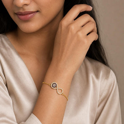 Golden Iris Infinity Bracelet product image 10