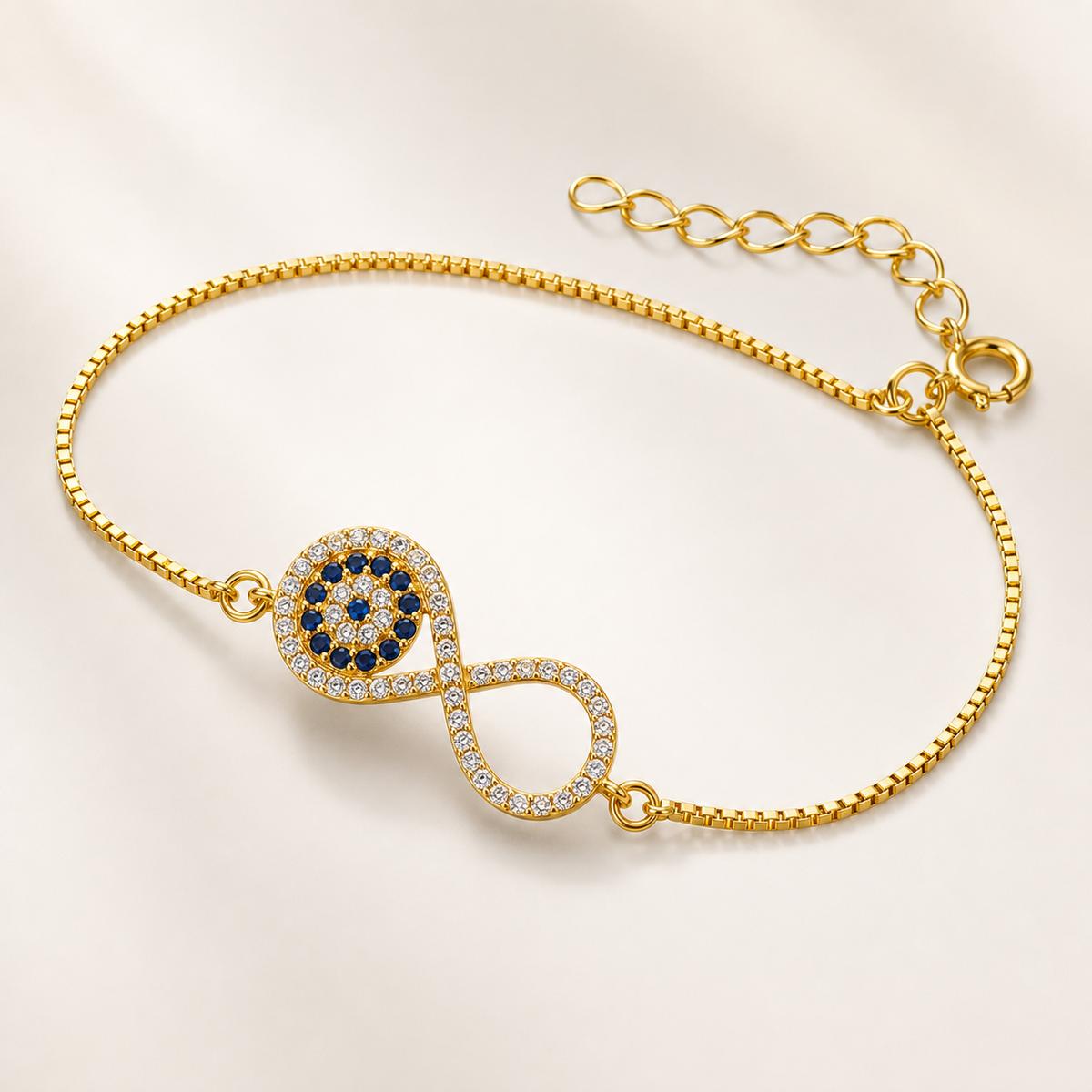 Golden Iris Infinity Bracelet product image 9