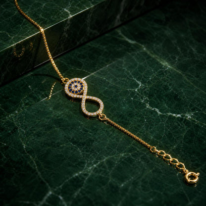 Golden Iris Infinity Bracelet product image 2