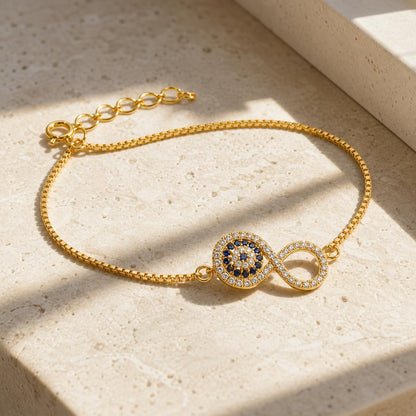 Golden Iris Infinity Bracelet product image 5