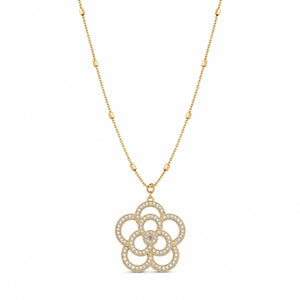 Golden Lotus Bloom Pendant product image 1