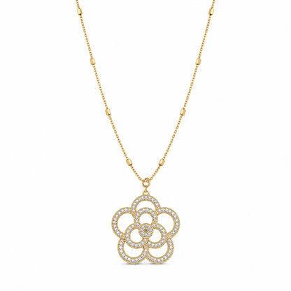 Golden Lotus Bloom Pendant product image 1