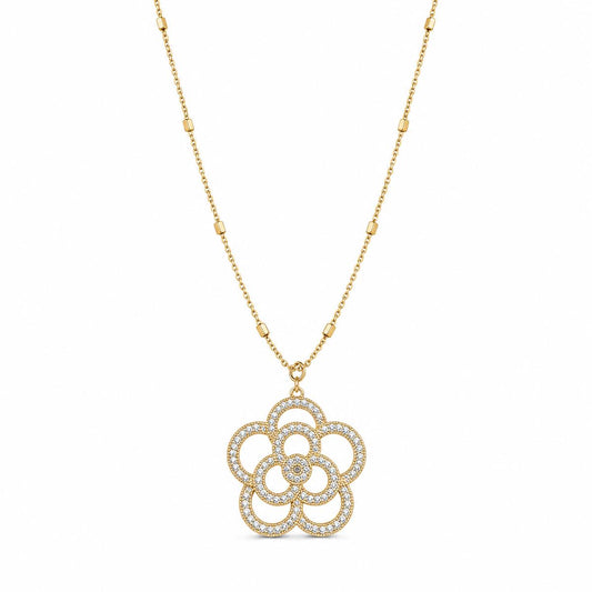 Golden Lotus Bloom Pendant product image 1