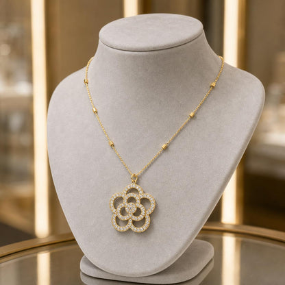 Golden Lotus Bloom Pendant product image 6