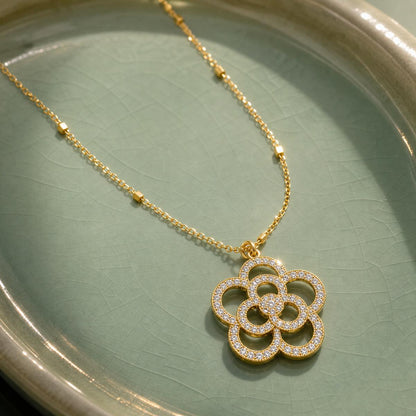 Golden Lotus Bloom Pendant product image 2