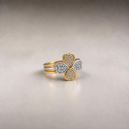 Golden Lucky Clover Ring product image 1