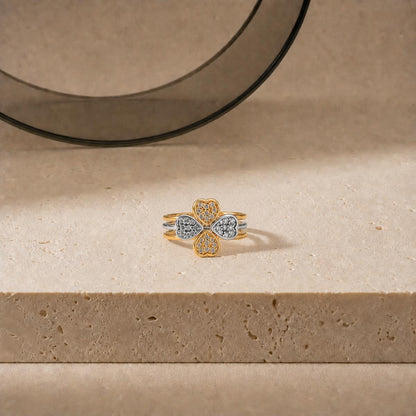 Golden Lucky Clover Ring product image 5