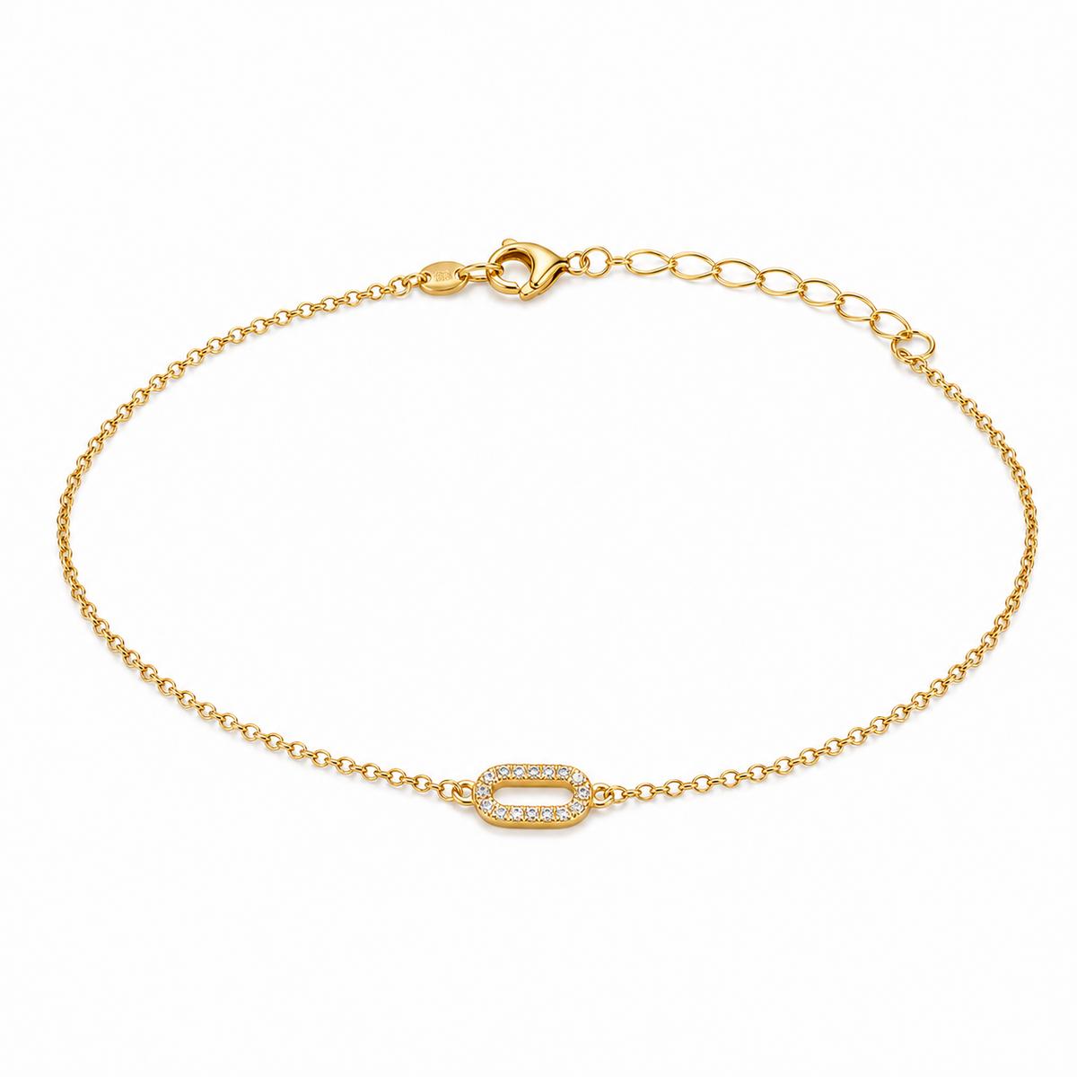 Golden Lumiere Link Anklet product image 1